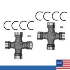 Premium Driveshaft Universal Joints Pair Front Rear Moog 534G Greaseable DW-534G