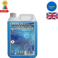 Eco-Friendly Proline Lux+ 5L Laundry Liquid - 142 Washes with Linen Scent 5.60 per litre