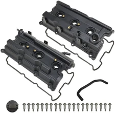 MITZONE Engine Valve Cover Set with Bolts & Oil Cap & Upgrades(plastic) 