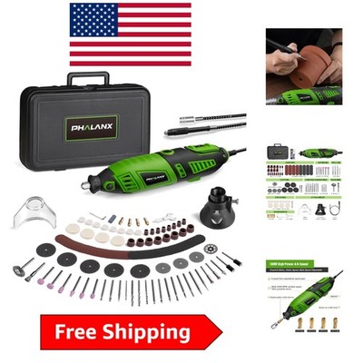 6 Speed 180W Rotary Multi-Tool with Flex Shaft & 139 Accessories for Crafts