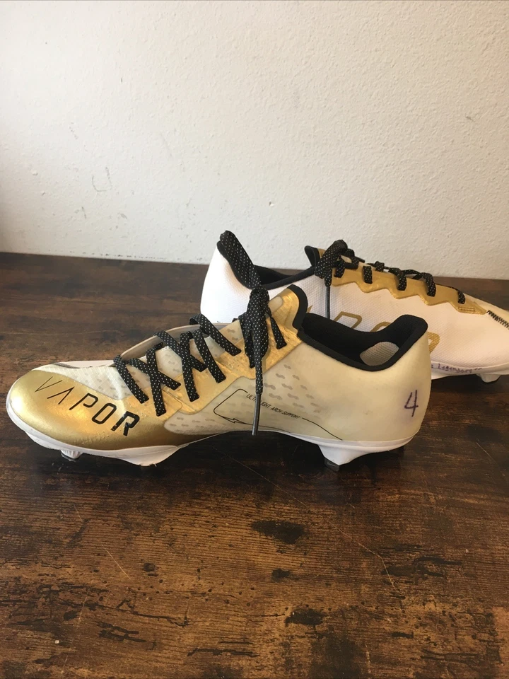 Бейсбольные бутсы Nike React Vapor Ultrafly Elite 4 белое золото размер 11 б/у в отличном состоянии - Изображение 2 из 4