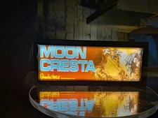 Moon Cresta Arcade Marquee Backlit Sign Display