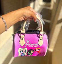 Pink Purple Princess Graphic Print Mini Satch...