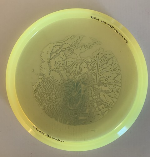 Prodiscus Jokeri Disc Golf Disc Stable Putter Yellow 173 Grams - Picture 2 of 4