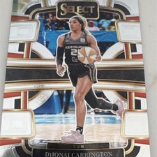 2024 Panini Select WNBA Dijonai Carrington Connecticut Sun Concourse #18 Card