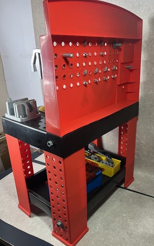 Banco de trabajo de juguete Smoby Black & Decker herramientas eléctricas construcción niños juguetes - Imagen 14 de 16