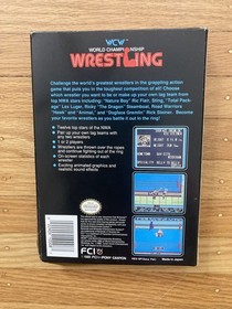 World Championship Wrestling (WCW) - Nintendo (NES) - Box Only EMpTY HTF