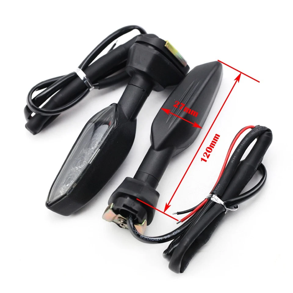 LED Turn Signal Lights for KAWASAKI Z125/250/300/400/650 Z800 Z900 Z1000 Z125PRO - Imagem 2 de 4