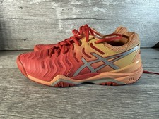 Asics Gel-Resolution 7 Tennis Shoes Apricot Coral Clay Court E751Y Women  s Sz 9