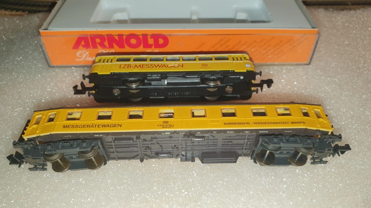 Spur N Arnold  2914 BR 727 001-0 LZB-Messwagen DB und Roco Meßgerätewagen PV Min