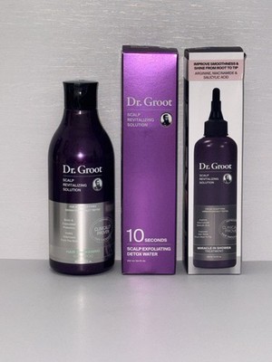 Dr. Groot Scalp Revitalizing 3-Piece Set Shampoo,Conditioner&Shower Treatment