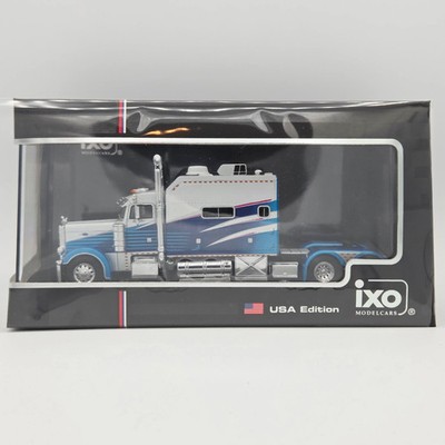 iXO Model Cars '02 Peterbilt 379 Semi Truck Cab - 1:64, Blue & White (2026)