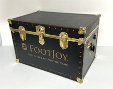 FootJoy Socks Steamer Trunk Chest Locker Golf Display 24x16x15 2