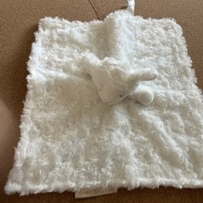 Blankets and Beyond Lovey White Fluffy Lamb Security Blanket Lovey 15" Square
