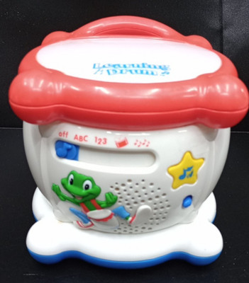 Leap Frog Leapfrog Learning Drum White Educational Musical Lights Sound ABC 123