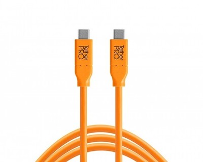 Tether Tools TetherPro USB-C an USB-C 1m H-VIS orange | Kabel
