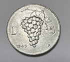 ITALY 1949R 5L VF KM89 Y97 coin 5 lire Italiana 1949 — photo 3