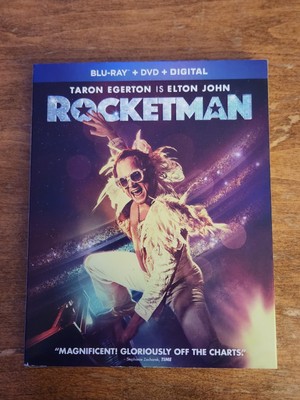 Rocketman (2019) Blu-ray + DVD + Digital Taron Egerton New Unopened