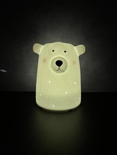 Bear Nightlight Anthropologie White Polar Teddy Bear Baby Nursery Porcelain
