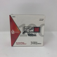 Iomega PC Zip Disks 100MB 3-Pack New Factory Sealed