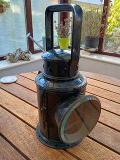 Four Aspect Railway Hand Lamp with No Identifying Markings. (14)