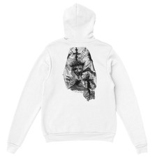 Christian Hoodie for Men  Women  Faith Streetwear Graphic Hoodie  White Unise