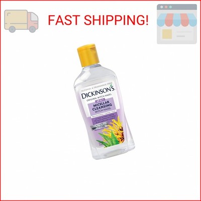 Dickinson's Micellar Cleansing Witch Hazel, An All-in-1 Makeup Remover, Pore Ref