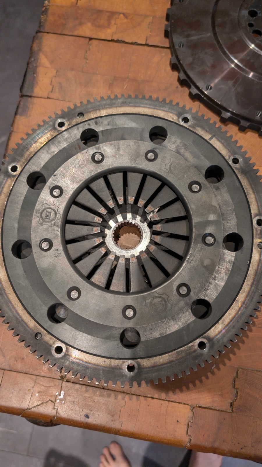 Stage 2 Ceramic E Gear Clutch Flywheel  04-08 Lamborghini Gallardo Used 1k Miles
