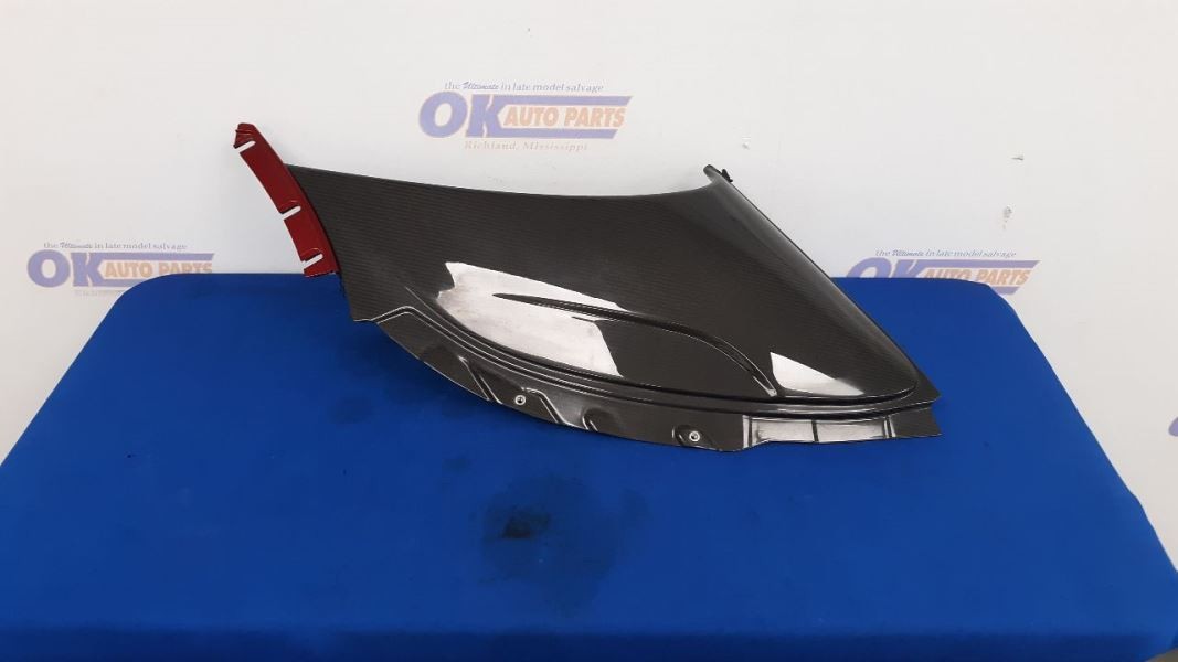 2015 MCLAREN 650S 650 OEM DRIVER LEFT QUARTER SCOOP BLADE TRIM CARBON FIBER