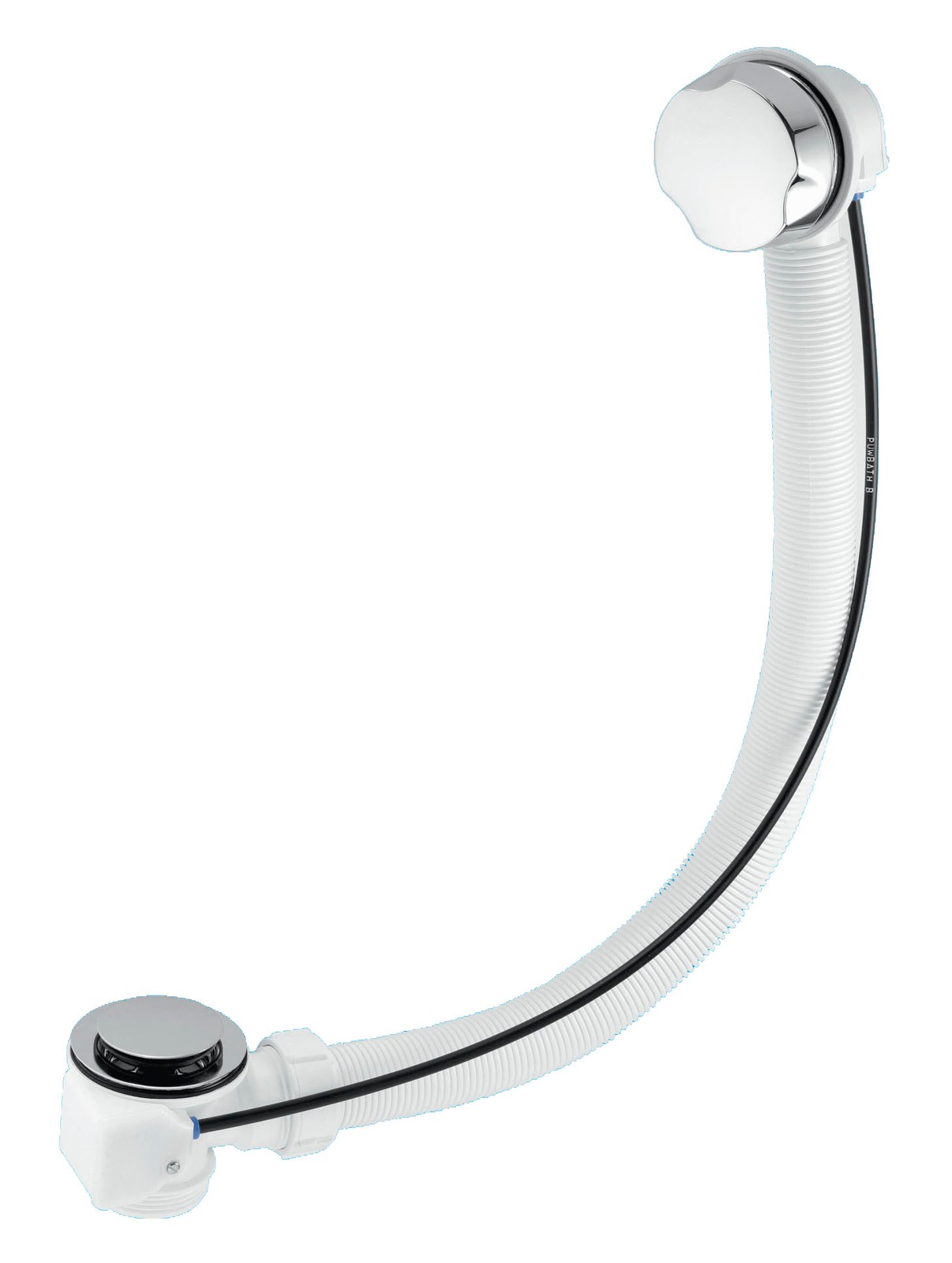 McAlpine PUB-CPB-1M 1.5""x 70mm Polished Stainless Steel Bath Waste and Overflow