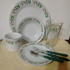 GIBSON Christmas Holly Celebration Dinner Place Setting -6 Piece Set — photo 1