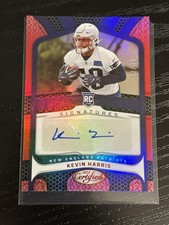 2022 Panini Certified Rookie Signatures Kevin Harris #RS-KH Mirror Red /99 RC AU