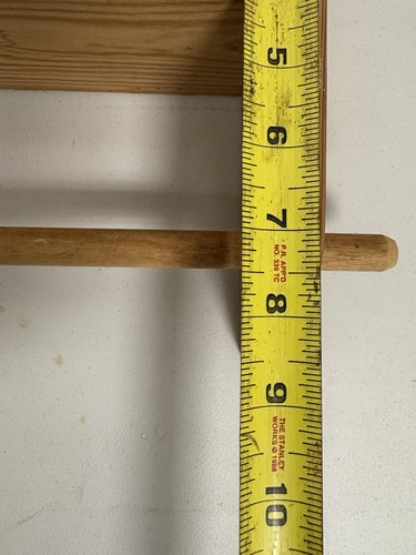 VTG Paper Towel Holder Shelf Wood Wall Mount Country Farmhouse Chic 16" x 8"x6" - Picture 6 of 13