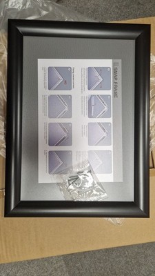 10x ORIGINAL SCHWARZ A4 Schnapprahmen Poster Halter Display Einzelhandel Wand Notiztafel