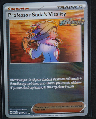 Professor Sada's Vitality Reverse Holo 120/131 SV: Prismatic Evolutions 2025 NM