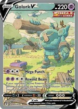 NM-Mint Golurk V - 182/203 - Full Art Ultra Rare Pokemon Evolving Skies on eBay
