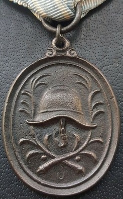  9535  Deutsche Post 1.WK Bayerisches Feuerwehr Ehrenzeichen für 25 Jahre Medaille