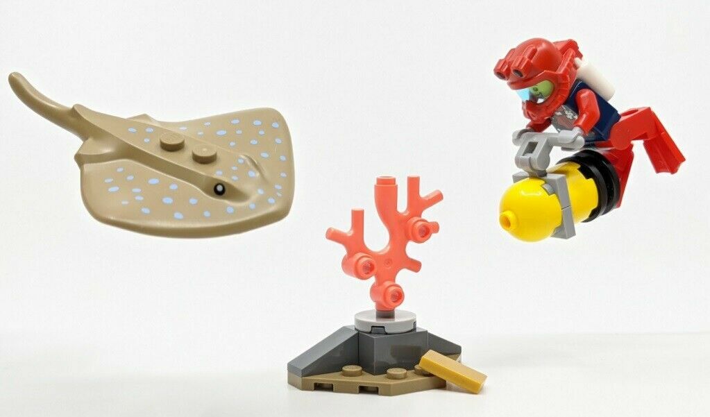 LEGO City: Diver Poly Set 30370 Ocean | eBay