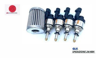 4 INIETTORI PER BRC 09SQ99020021G BLU GPL CON SEEGER NUOVO TIPO - Foto 3