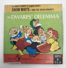 Walt Disney Super 8 Home Movies Snow White Seven Dwarfs Dilemma B W Silent 8 mm