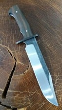 CUSTOM HANDMADE D2 TOOL STEEL HUNTING CAMPING BOWIE KNIFE SURVIVAL COMBAT KNIFE