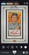 Topps BUNT 206 22 Framed Signature Fred Lynn Iconic 76cc Digital Card