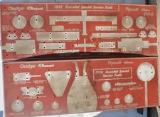 78 Dodge Omni Plymouth Horizon Vintage Miller Automotive Tool Boards, Set Of 2 `