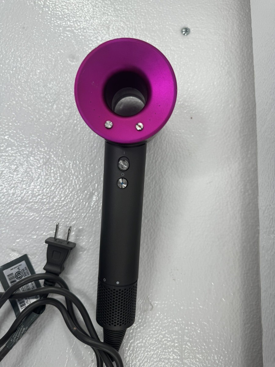 【魅零 】Dyson ダイソン Supersonic Ionic HD03 Dyson Supersonic HD03 Hair Dryer Iron/Fuchsia Attachment