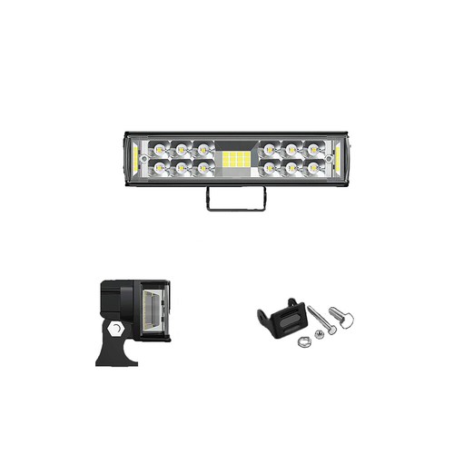 2X 90W LED Work Lights 6 Inch Driving Strip Flood Beam light Bar SUV Offroad 12V - Picture 2 of 9