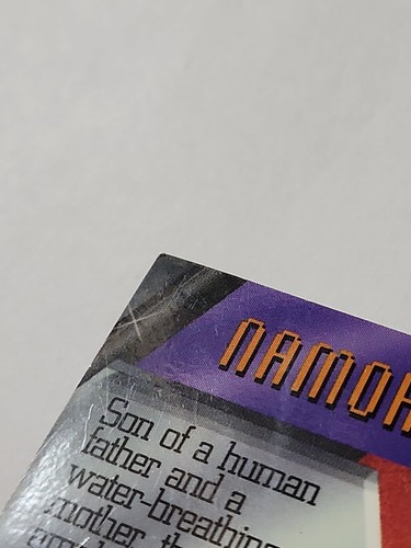Namor Marvel Metal Fleer #37 1995 LP LEGGI - Foto 8 di 10
