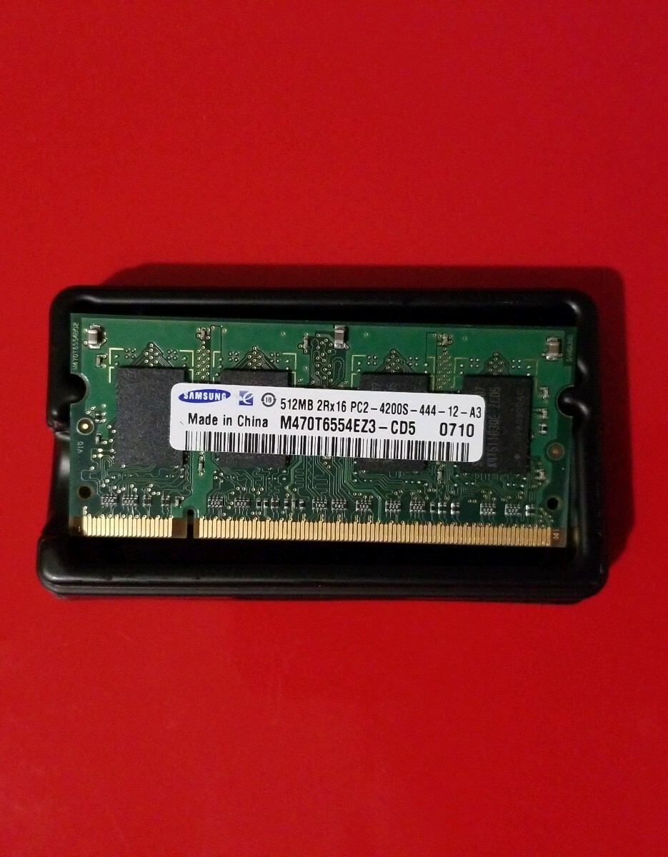 SAMSUNG Laptop 512mb DDR2 PC4200 RAM Memory Single Stick PC2-4200S