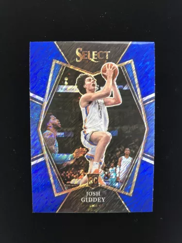 Josh Giddey Blue Shimmer Prizm Rookie 2021-22 NBA Select Premier #143 Thunder RC