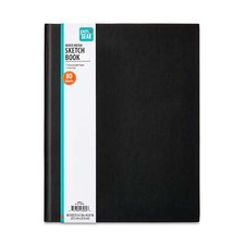8.5" x 11" Bound Mixed Media Sketchbook, 80 sheets, white, acid-free
