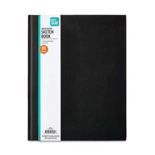 8.5" x 11" Bound Mixed Media Sketchbook, 80 sheets, white, acid-free